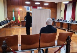 Juicio en la sala de vistas de la Audiencia Provincial de Jaén.