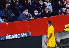 Momento del insulto a Akapo.