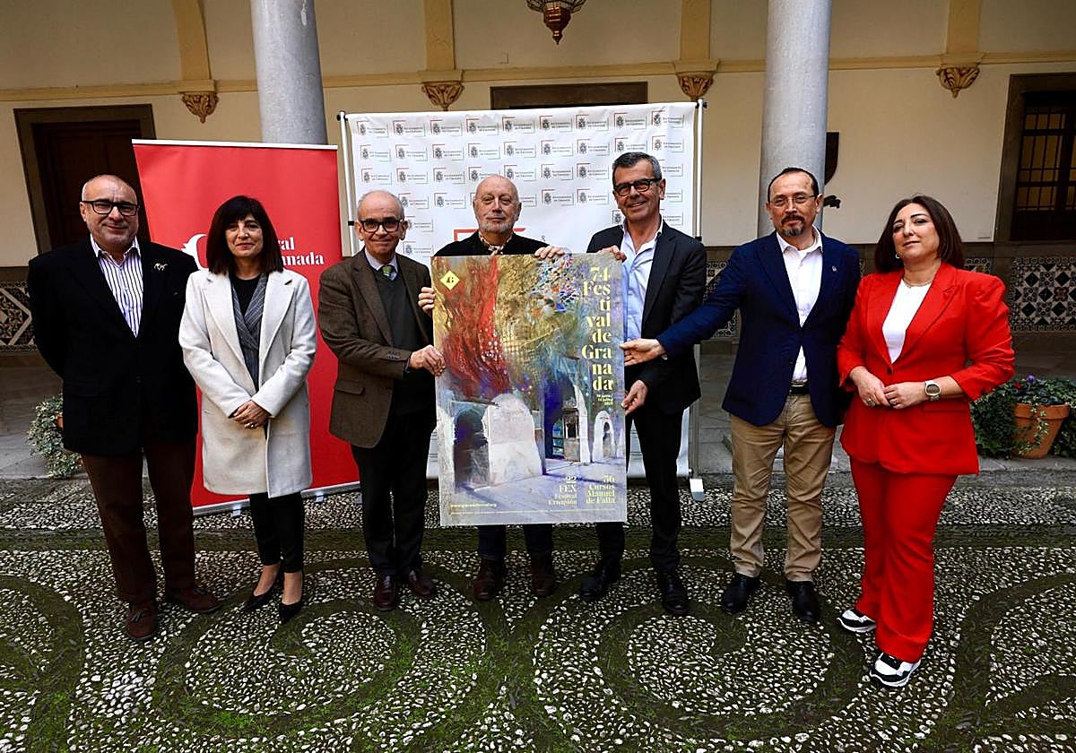 Presentación del cartel del Festival de Granada de este año.