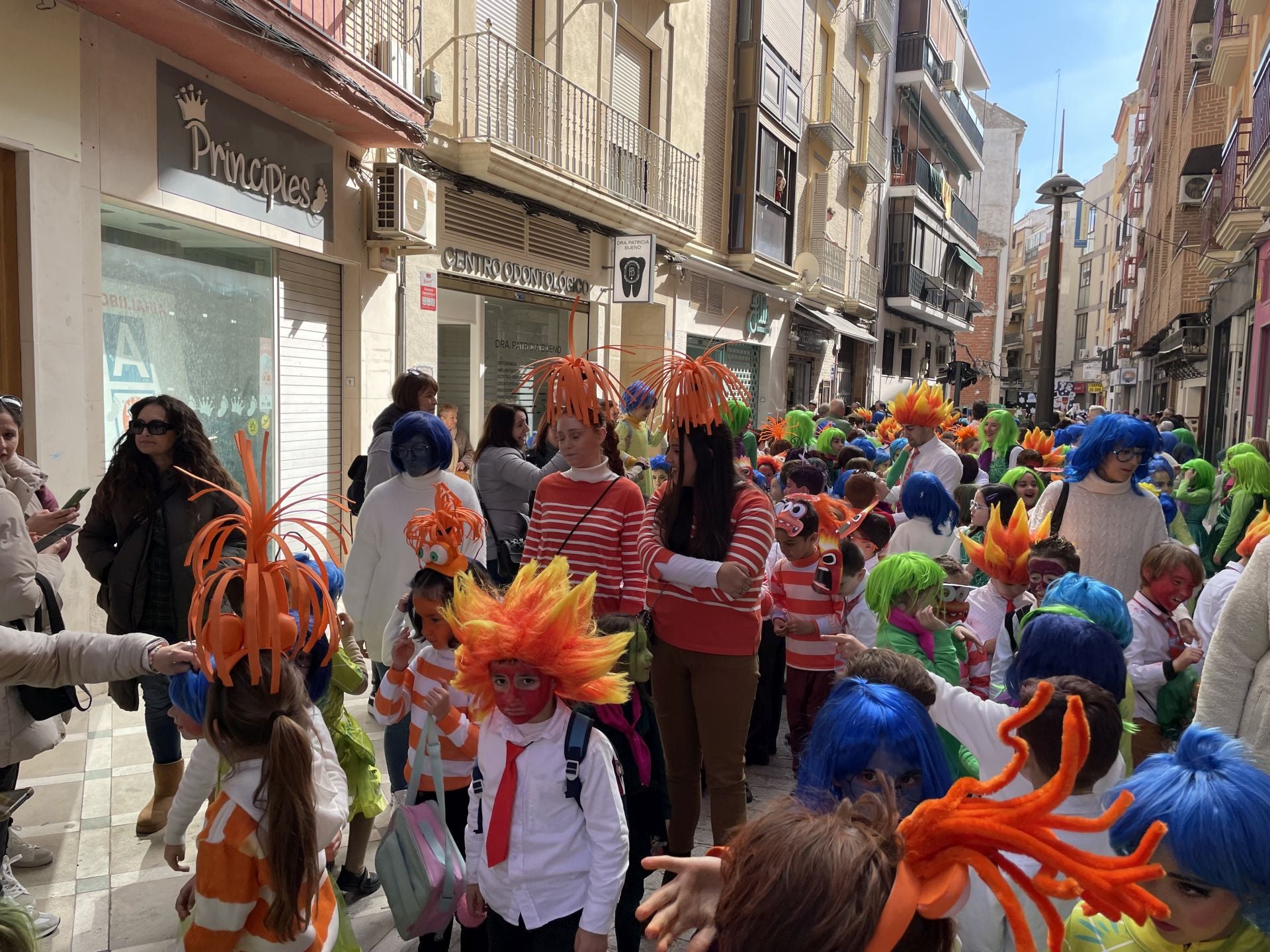 Las imágenes del pasacalles del Carnaval escolar de Jaén