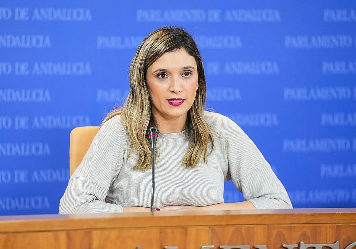 María Márquez, portavoz del PSOE-A en el parlemento andaluz.
