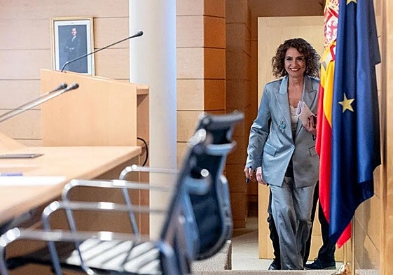 María Jesús Montero, el pasado lunes cuando dio a conocer la propuesta.