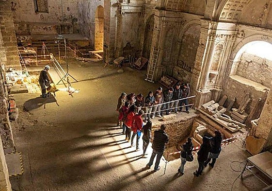 Interior de la iglesia de San Lorenzo, en Úbeda