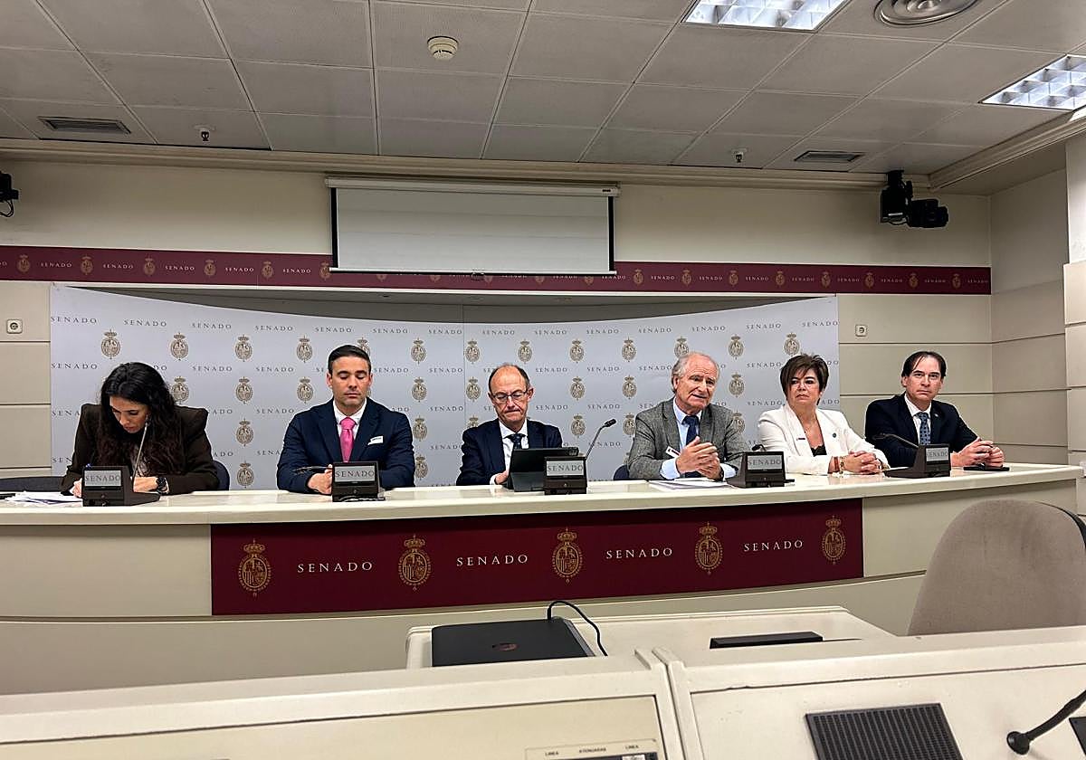 La almeriense Yasmina Domínguez expone las reivindicaciones de los veterinarios en el Senado