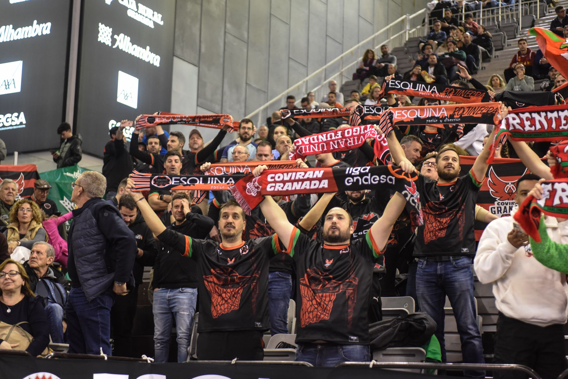 Encuéntrate en la grada del Palacio de Deportes en el Covirán-Murcia