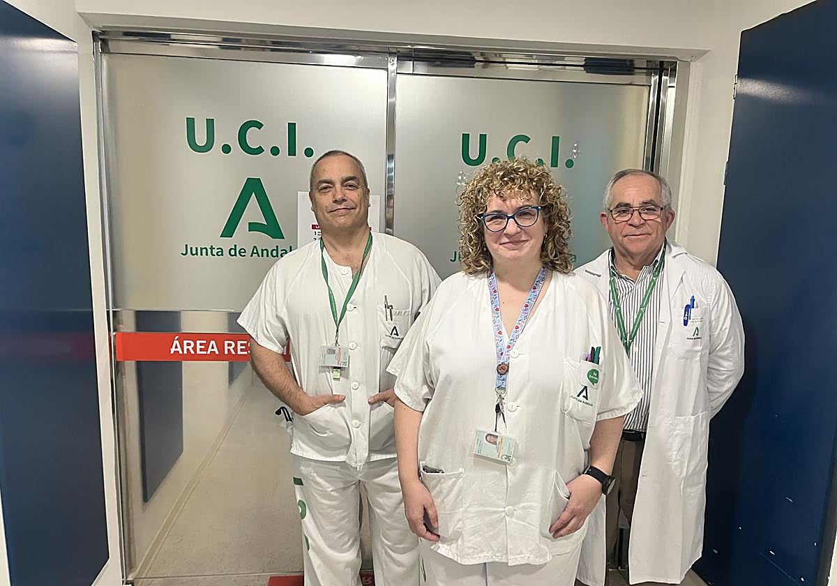 José Miguel Pérez Villares, Luisa Quesada y Francisco Guerrero.