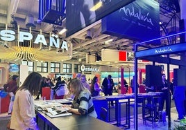 Stand de Andalucía en Berlín.