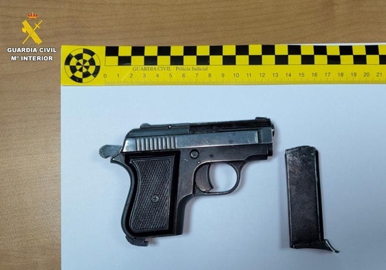 Pistola intervenida a un hombre en Albolote.