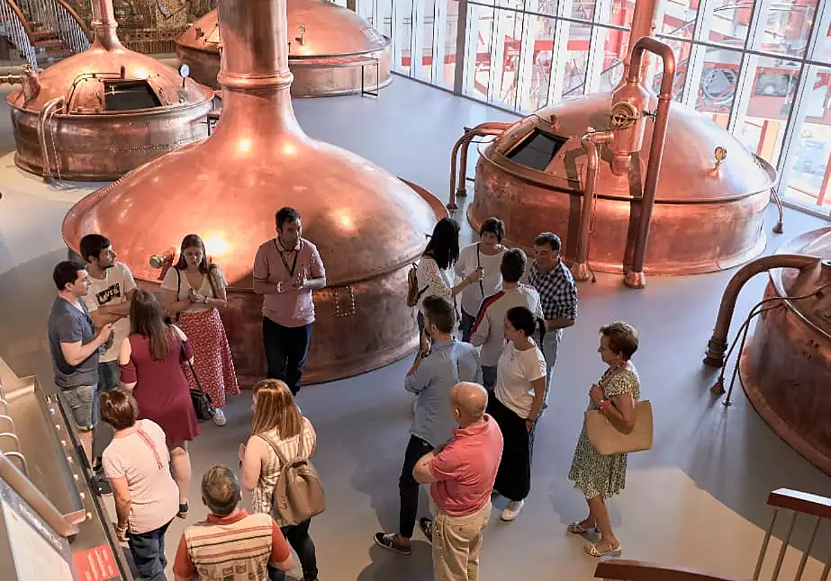 Instalaciones del museo de la cerveza de La Coruña.