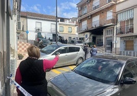Calle donde se ha producido la explosión.