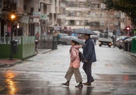 Aviso amarillo en Granada por lluvias.