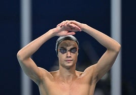 Carlos Garach, campeón de España en los 400 libres.