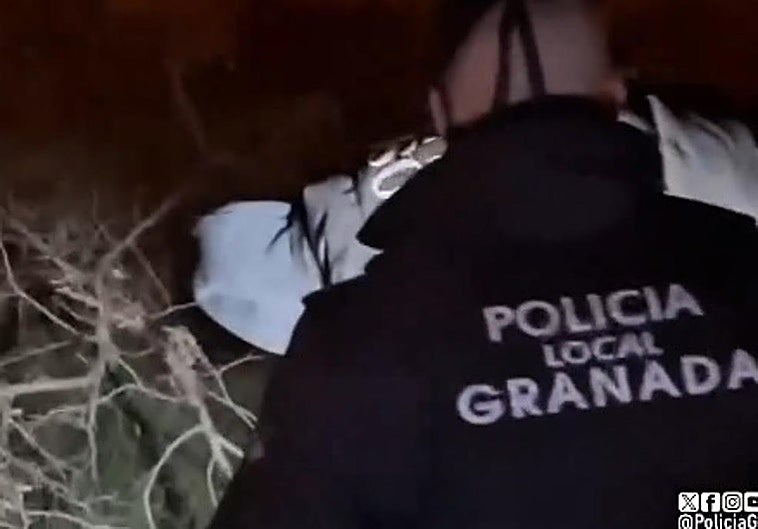 Detenidos dos jóvenes, uno menor, tras saltar de un muro de seis metros al huir de la Policía Local