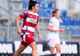 Las jugadoras del Granada en Madrid.