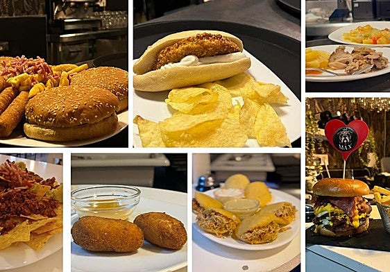 Algunos de los platos del Bar Max Tapas.