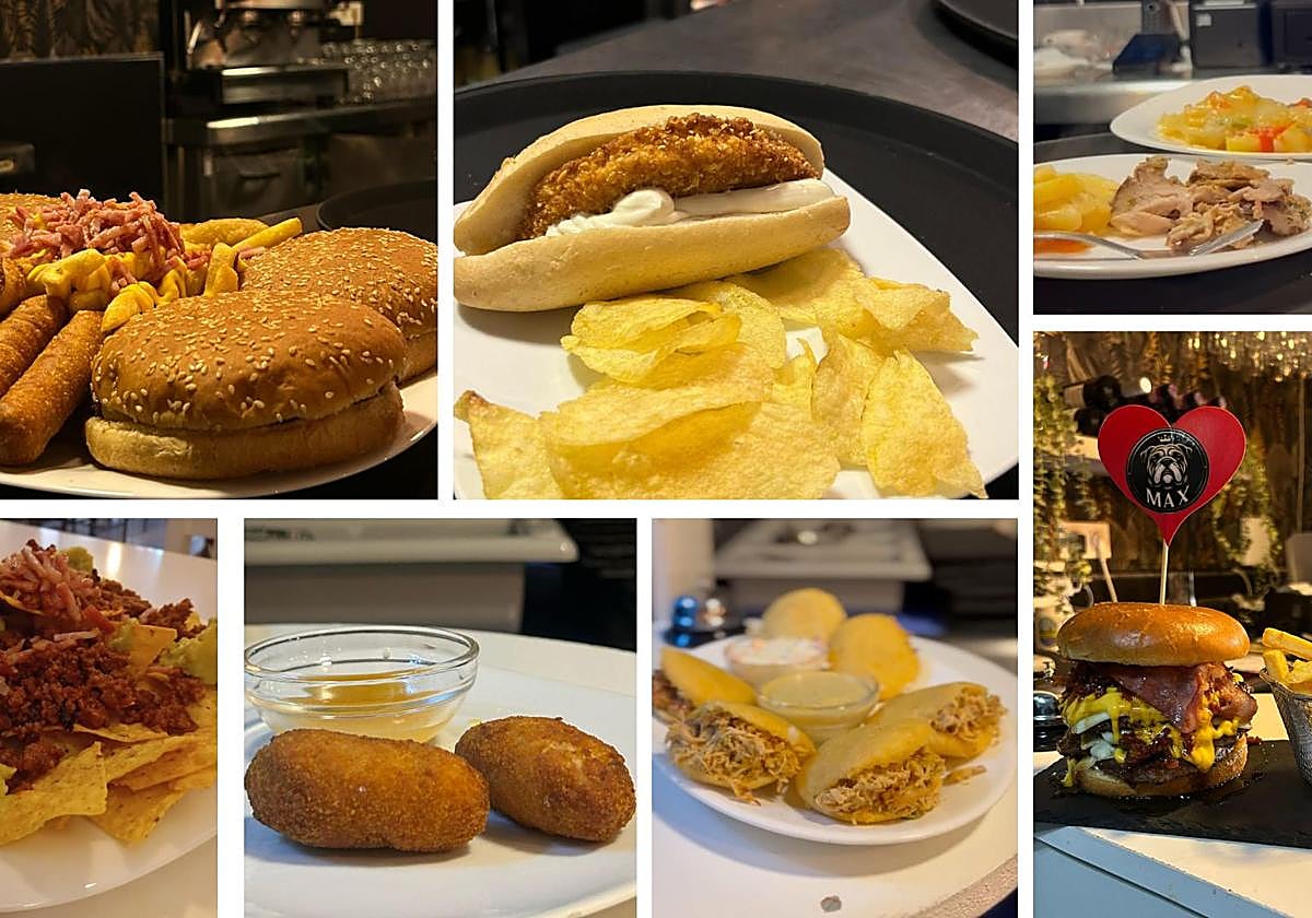 Algunos de los platos del Bar Max Tapas.