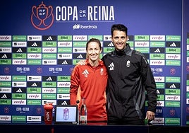 Arturo Ruiz, con Lauri Requena hace escasos días.