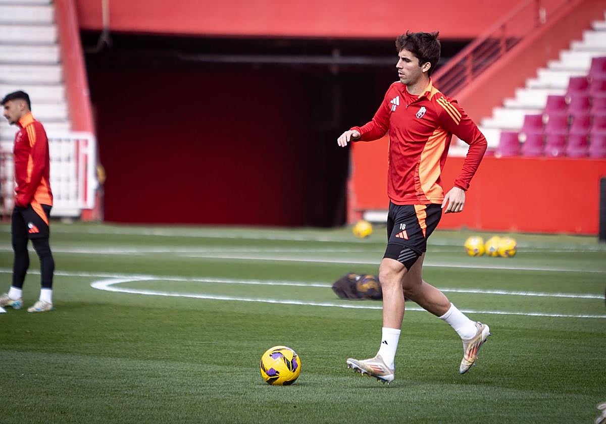 Manu Lama, en la sesión.