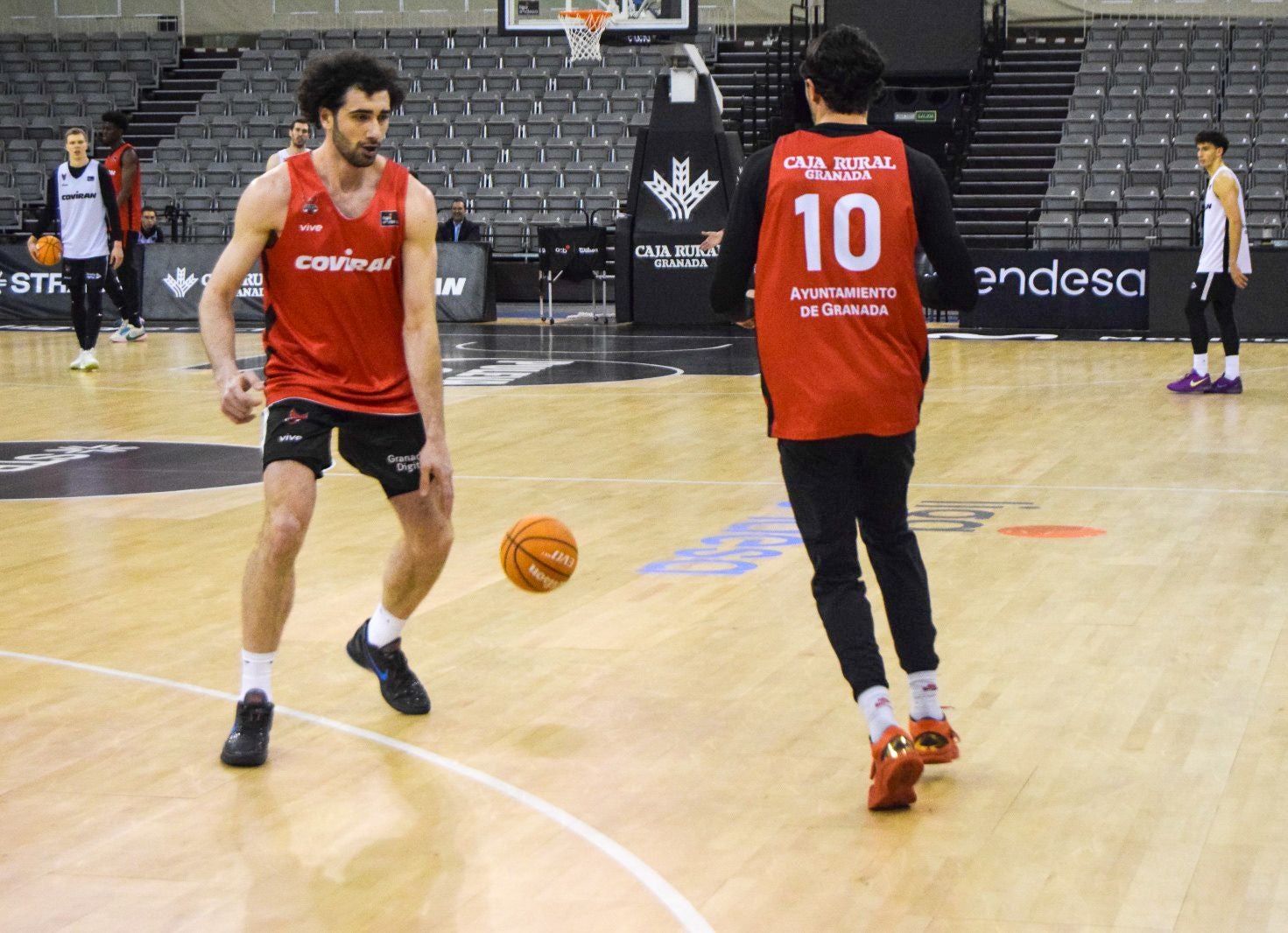 Giorgi Bezhanishvili realiza su primer entrenamiento en grupo con el Covirán.