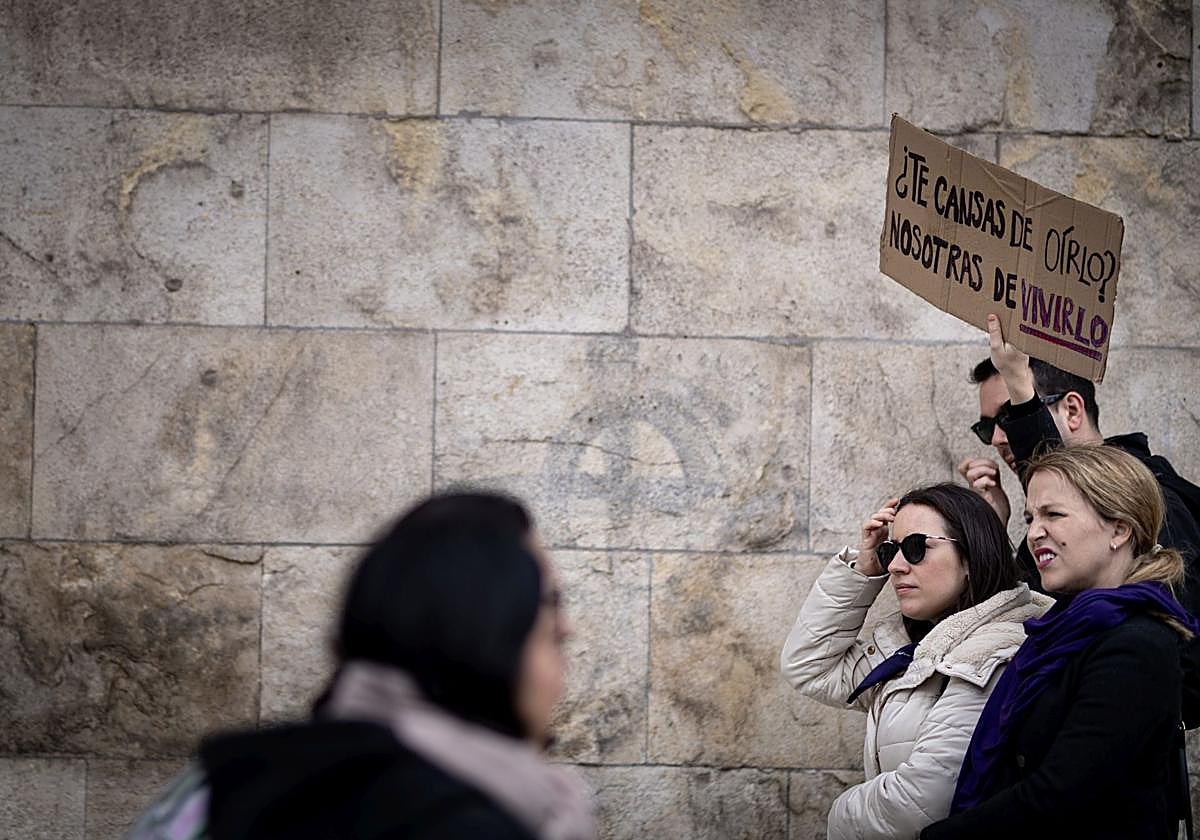 Imagen de una manifestación del 8M en Granada.