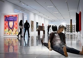 La exposición se disfruta del suelo al techo.