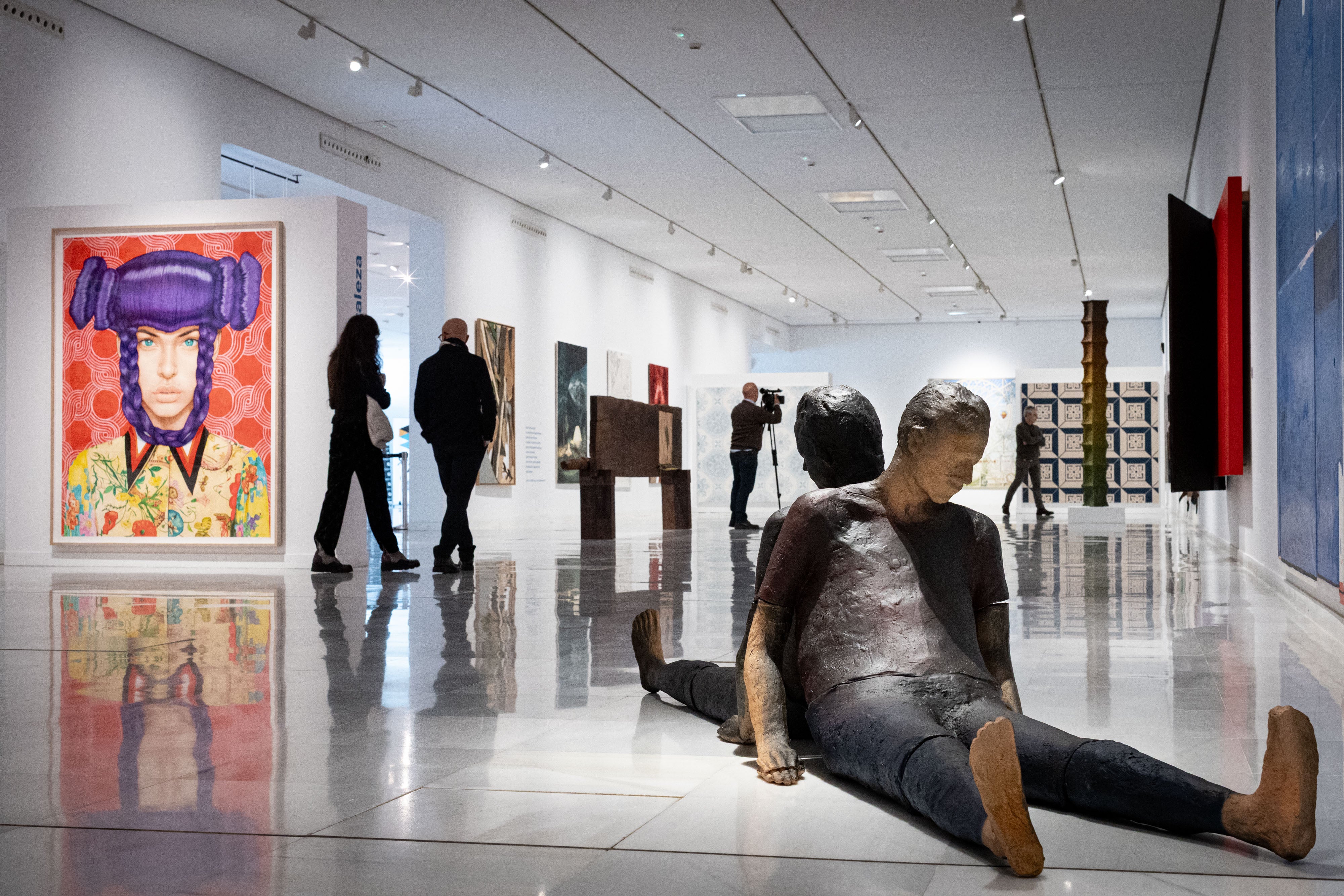 La exposición de arte contemporáneo andaluz, en imágenes