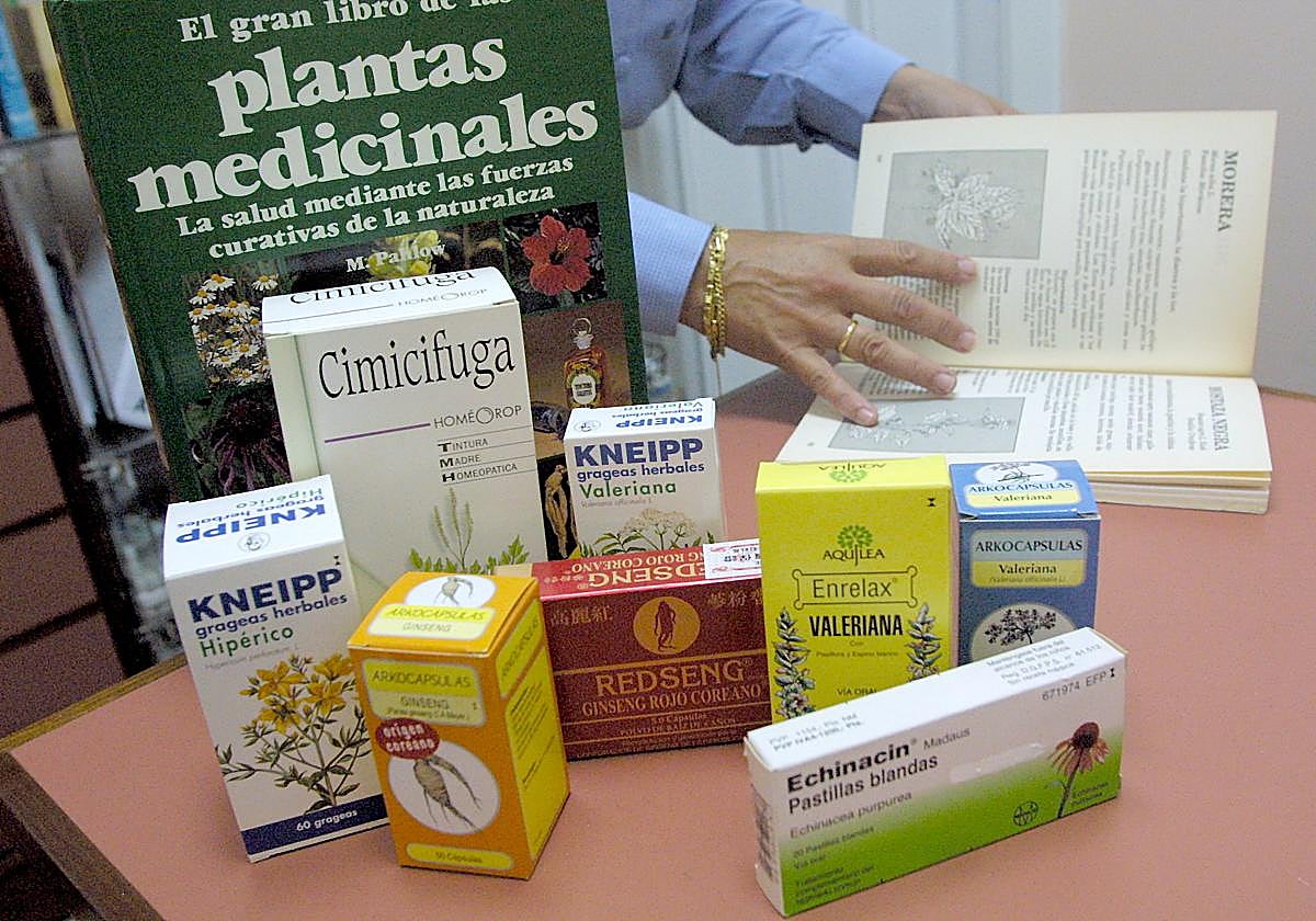 Preparados medicinales basados en productos naturales.