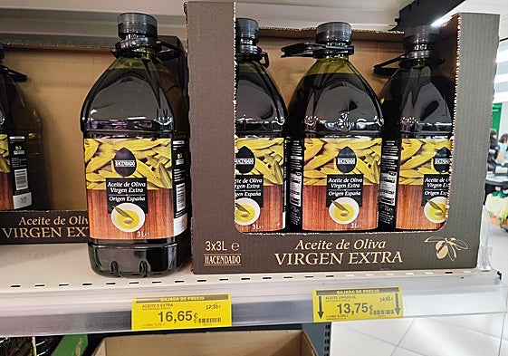 La oferta de Mercadona en sus aceites de oliva.