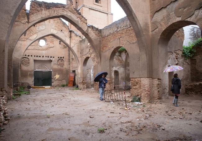 Visión de la iglesia desde donde se encontraba el altar.
