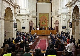Imagen de archivo del Parlamento Andaluz