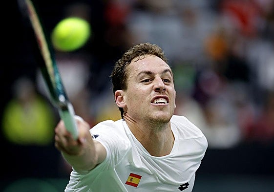 Carballés, en un partido anterior