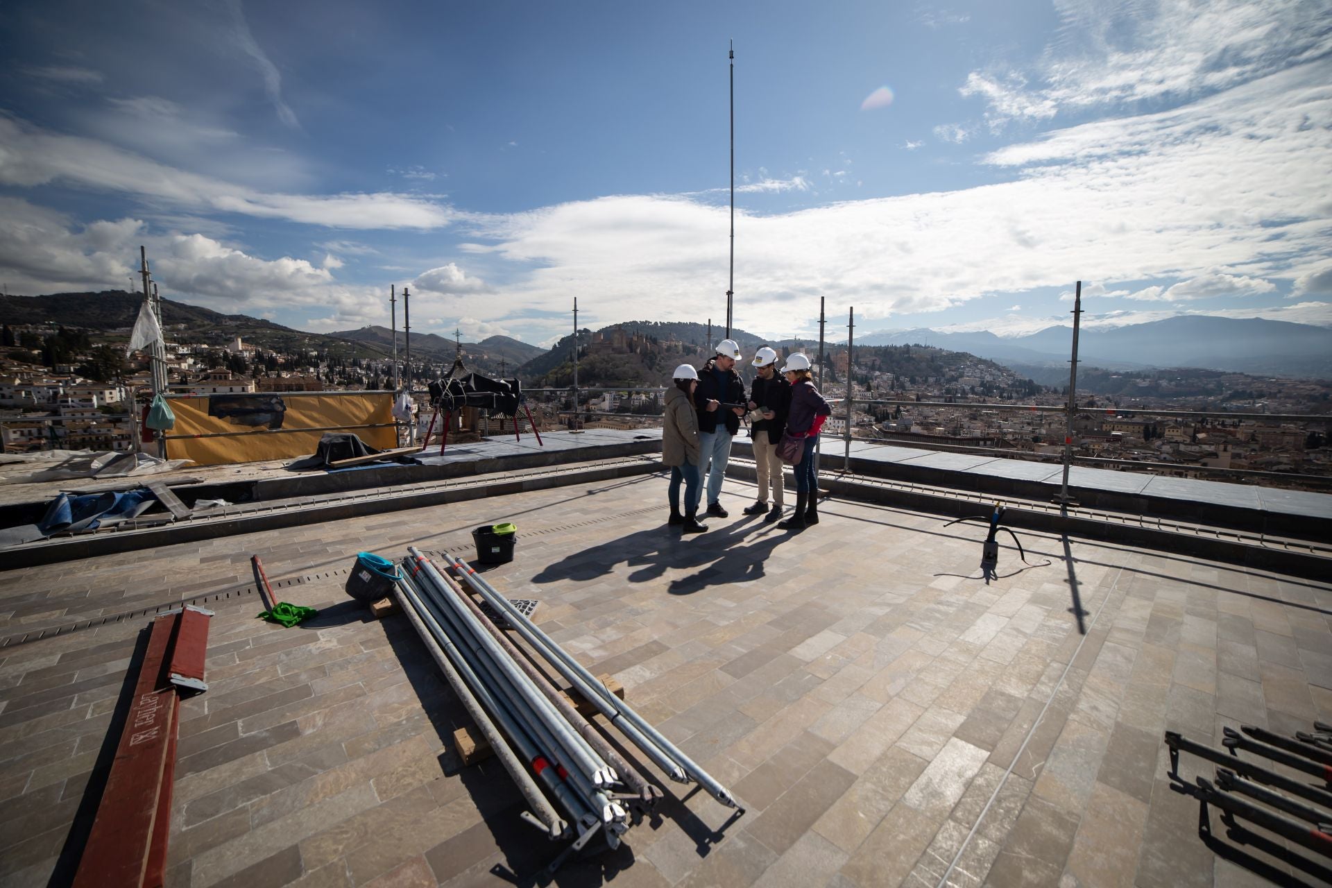 Así son las vistas inéditas del nuevo mirador de la Catedral de Granada