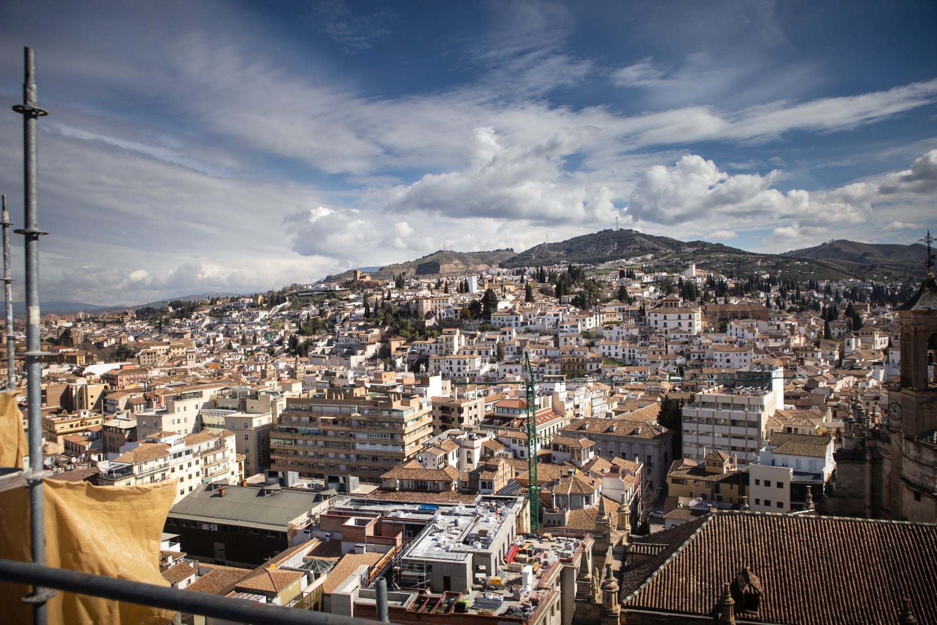 Así son las vistas inéditas del nuevo mirador de la Catedral de Granada