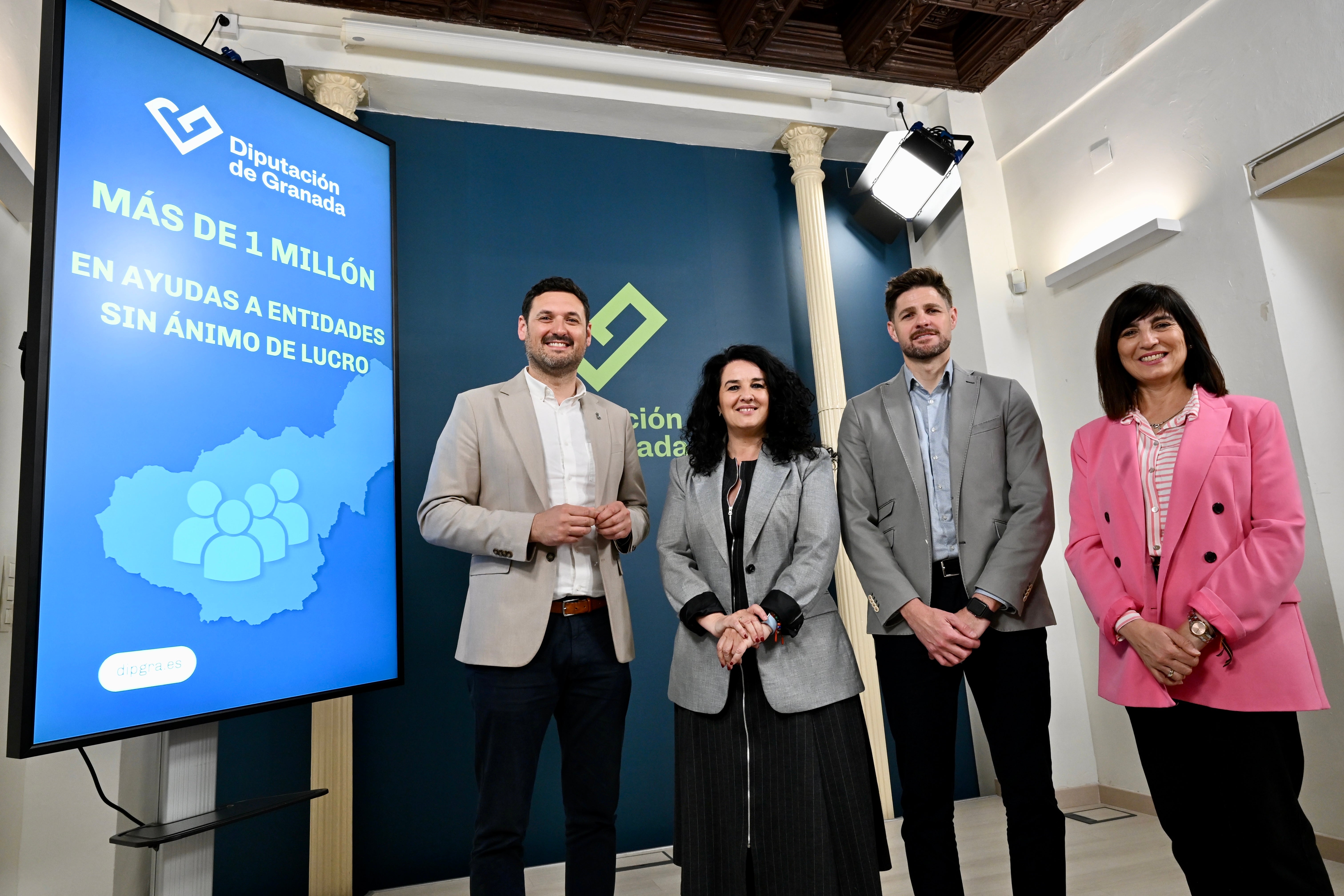 Diputación destinará más de 1 millón de euros a entidades sin ánimo de lucro este año