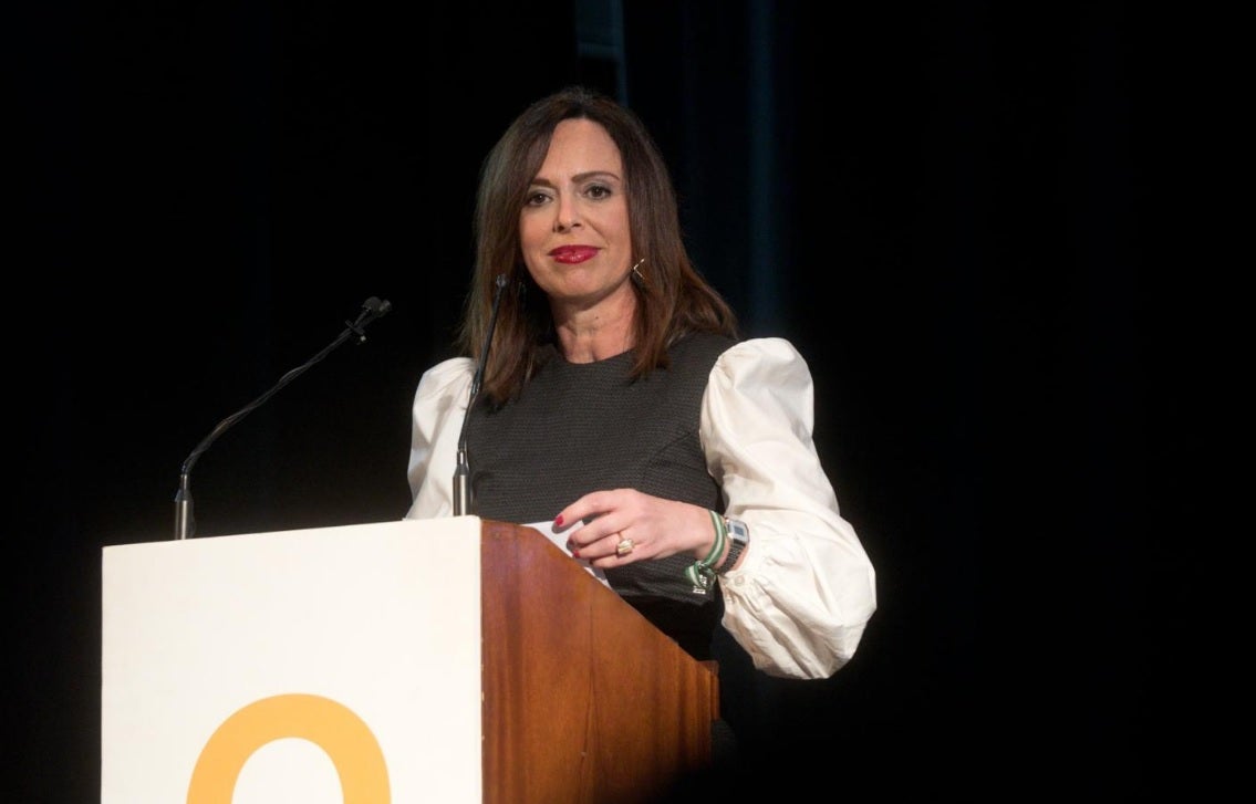 La consejera de Fomento, Rocío Díaz, este miércoles en Sevilla.