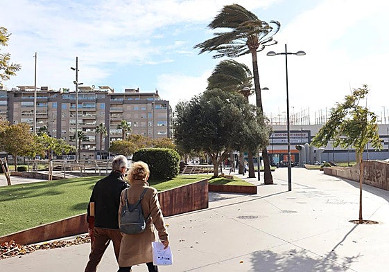 Aemet activa la alerta naranja por viento en Almería a escasos días de Semana Santa