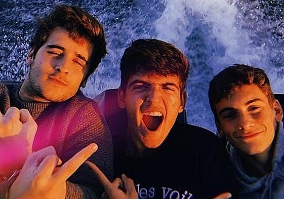 Kiko, Gonzalo y Javi; los tres hermanos Villar, juntos.