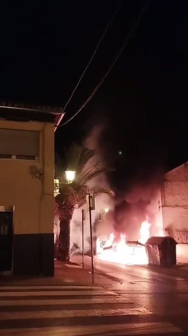 Incendio en Granada
