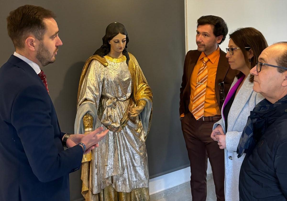 La imagen de santa catalina regresará a jaén en fecha y como nueva | ideal