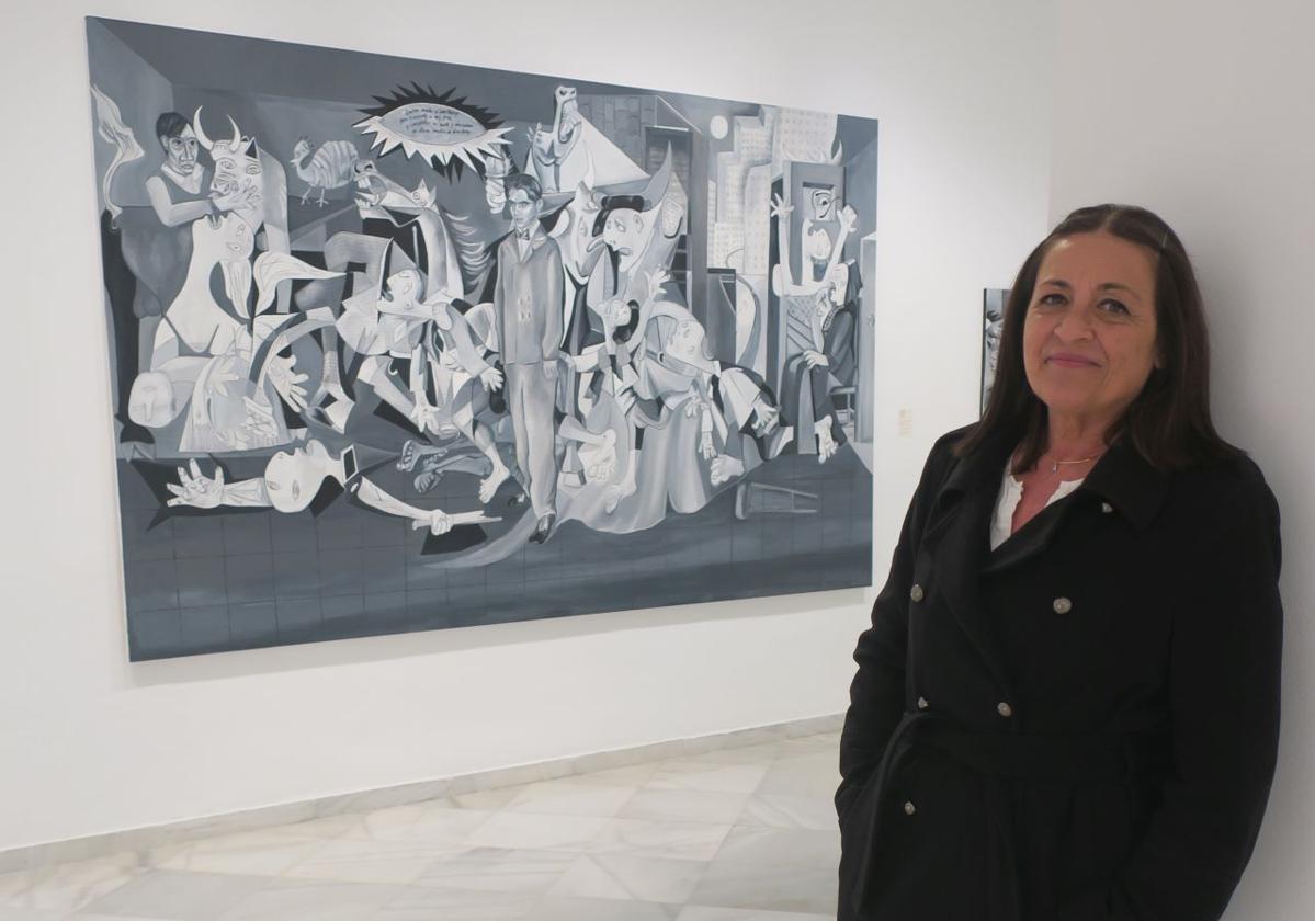 Ángela Valdés coloca a Lorca en un 'Guernica' con mensaje añadido