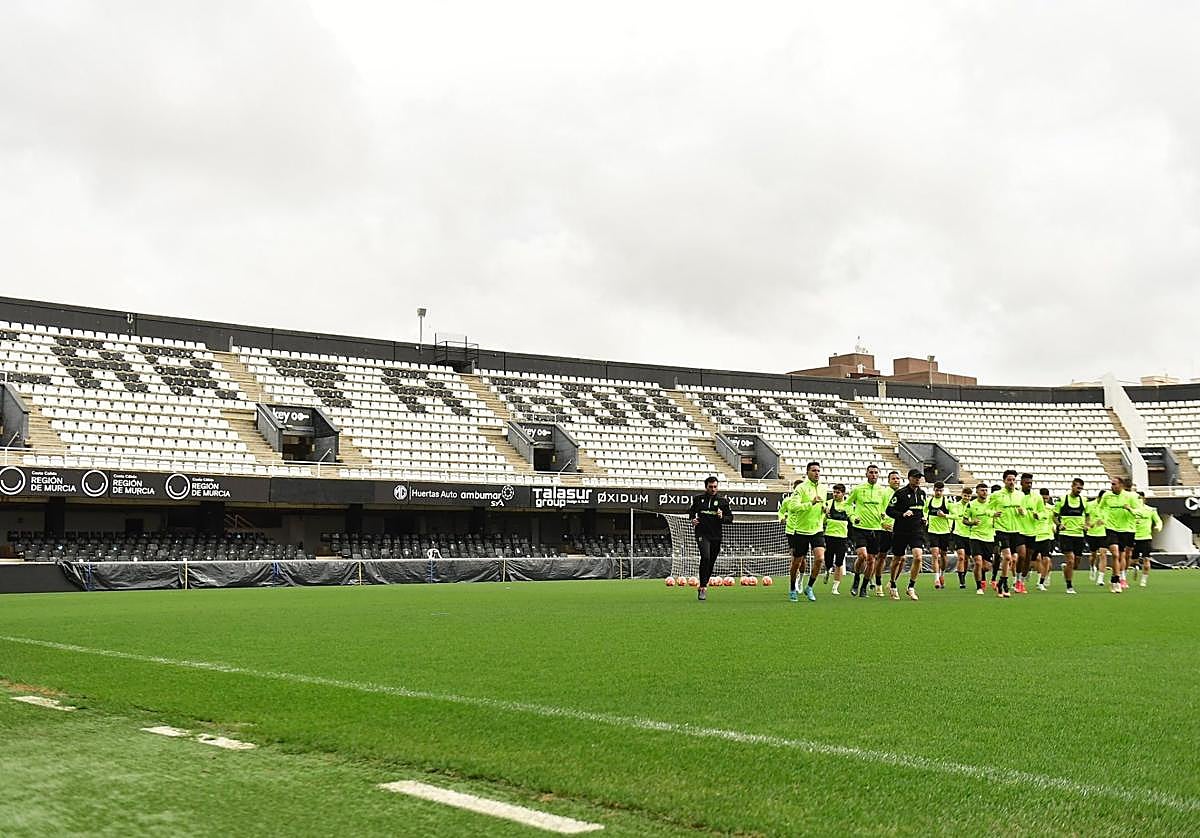 Entrenamiento del Cartagena.
