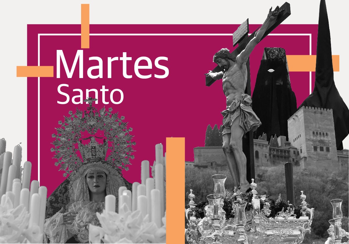 Horarios y recorridos de todas las procesiones el Martes Santo en Granada