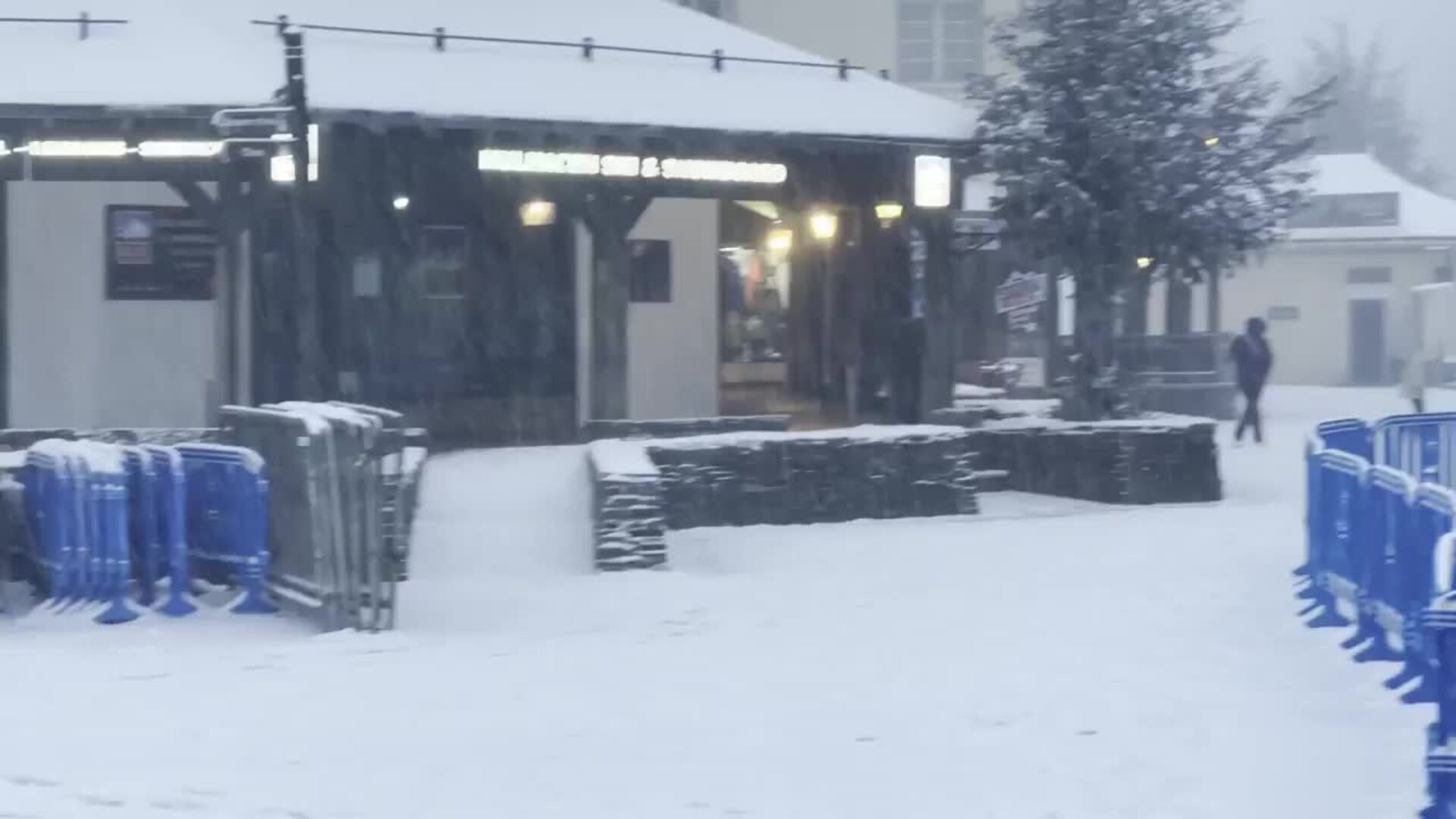 Nieva en Sierra Nevada