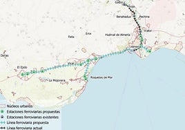 El Gobierno instó hace un año a la Junta a eliminar el tren o tranvía de su Plan de Transporte Metropolitano de Almería