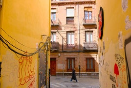 Las imágenes del Albaicín cableado