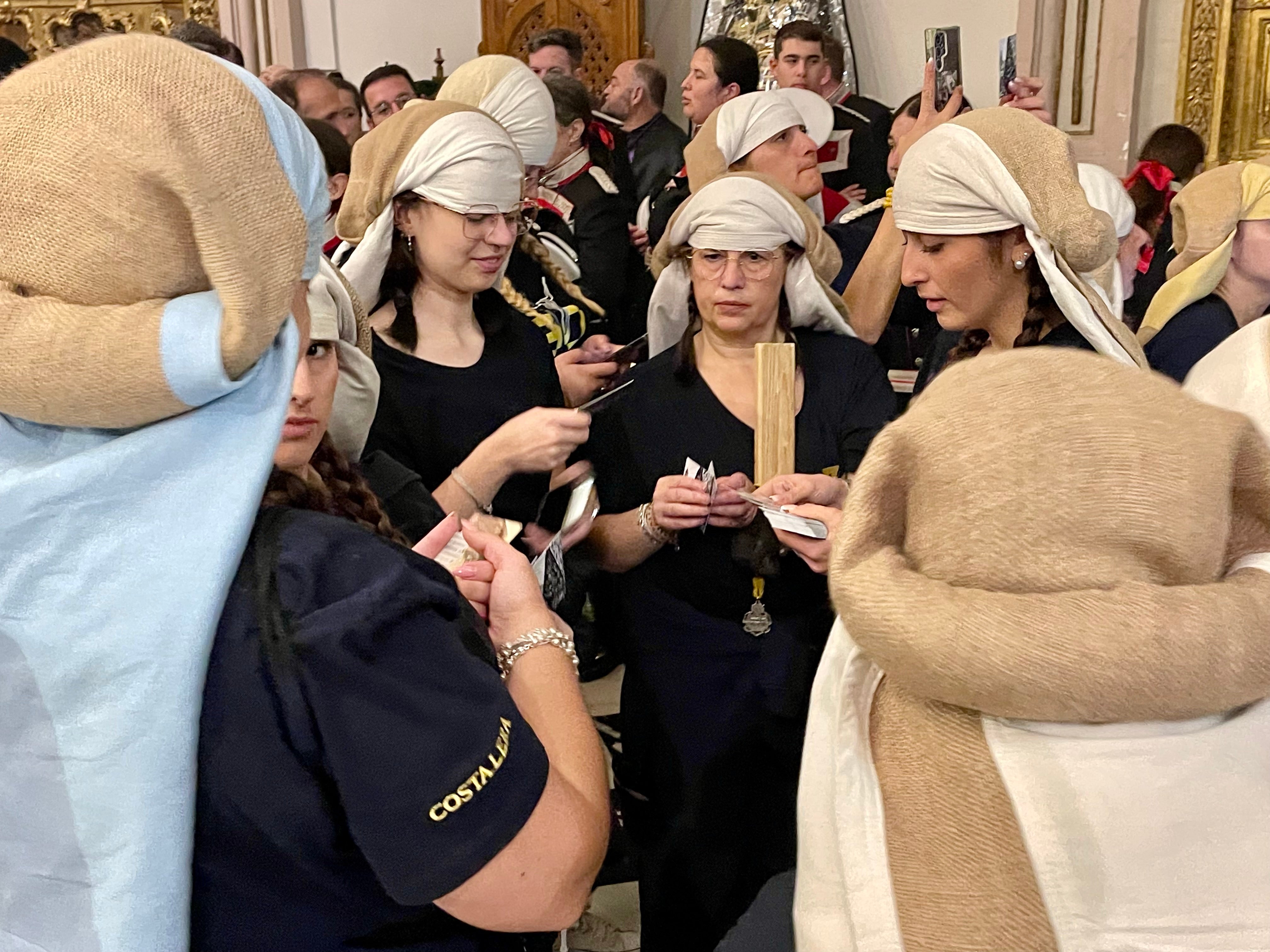 El Resucitado de Jaén se queda en el templo por las lluvias
