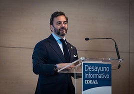 Cardenete, en el desayuno informativo de IDEAL.