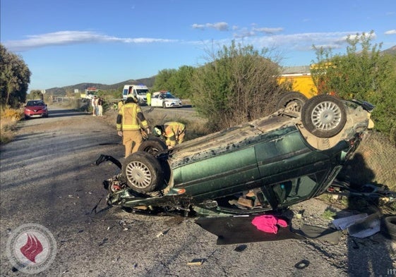 Accidente en la A-92N.