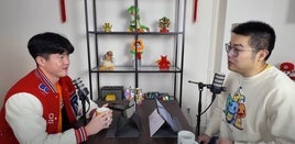 Chickenpapi y Jiajunyn2, dos influencers chinos en España.