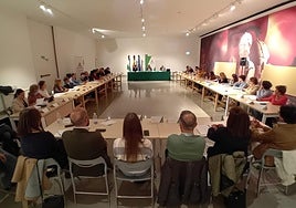 Reunión del foro celebrada en el Museo Íbero.